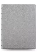 Тефтер Filofax A5 Notebook Saffiano Metallic Silver